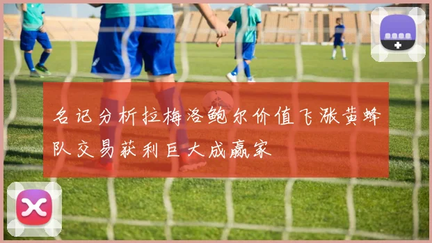 名记分析拉梅洛鲍尔价值飞涨黄蜂队交易获利巨大成赢家