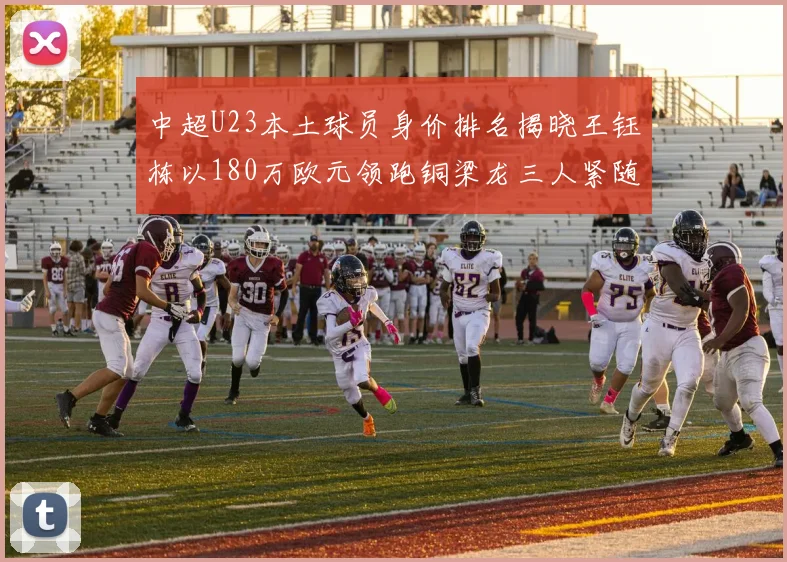 中超U23本土球员身价排名揭晓王钰栋以180万欧元领跑铜梁龙三人紧随其后