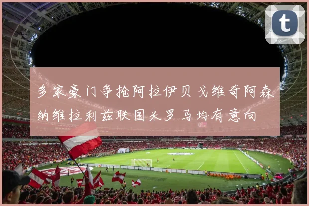 多家豪门争抢阿拉伊贝戈维奇阿森纳维拉利兹联国米罗马均有意向